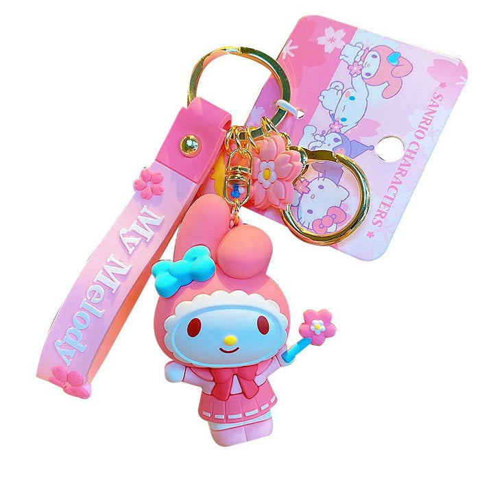 Wholesale keychain pvc sakura diary series car cute bag ornaments JDC-KC-BS014