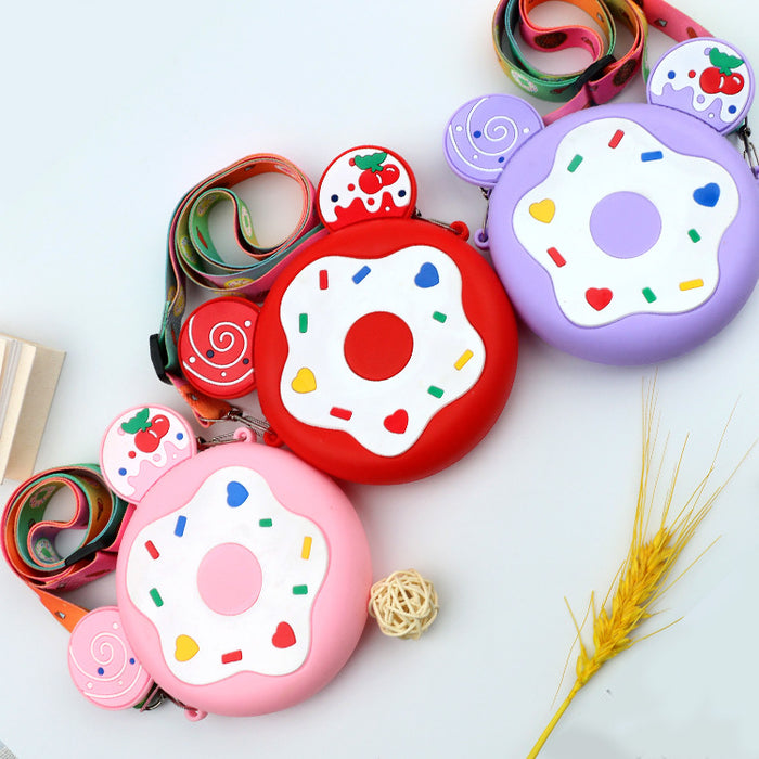 Jewelry WholesaleWholesale candy donut silicone children's cross-body bag JDC-SD-Ruox009 Shoulder Bags 超级 %variant_option1% %variant_option2% %variant_option3%  Factory Price JoyasDeChina Joyas De China