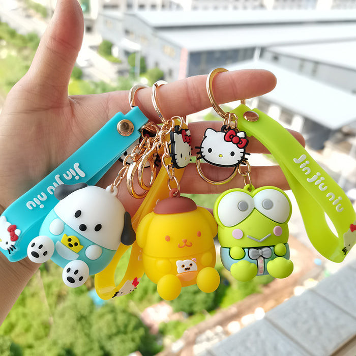 Wholesale keychain pvc doll cute key pendant cartoon MOQ≥2 JDC-KC-KDian005