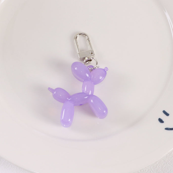 Wholesale Keychains Acrylic Cute Jelly Balloon Dog JDC-KC-YChen009