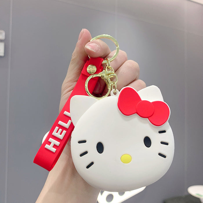 Wholesale Cartoon Silicone Coin Purse Keychain (M) JDC-KC-JCai010