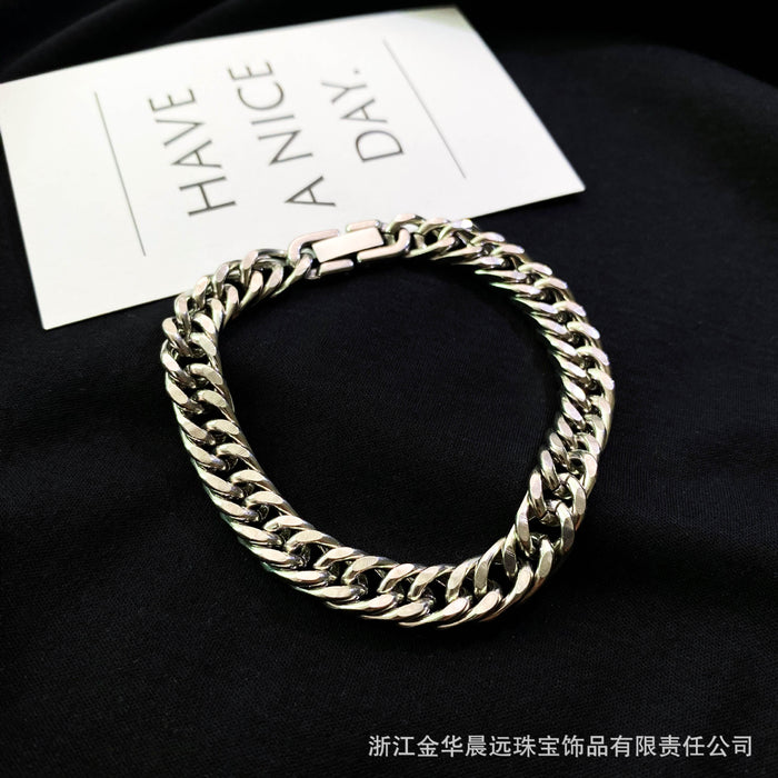 Wholesale Bracelet Alloy Hip Hop Cuban Bracelet JDC-BT-ChenY026