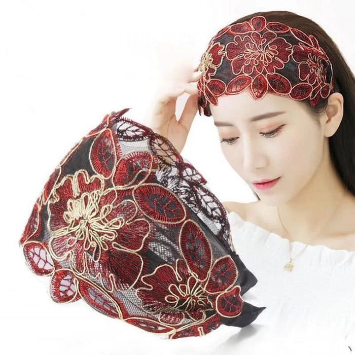 Wholesale Headband Wide Lace JDC-HD-ShiX002