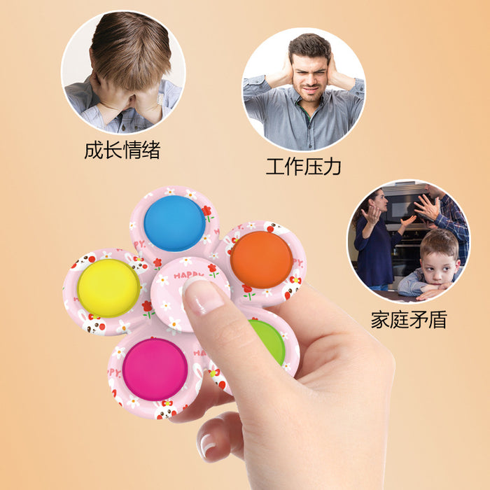 Jewelry WholesaleWholesale Pink Silicone decompression toys JDC-FT-ZhuoJia007 fidgets toy 卓佳 %variant_option1% %variant_option2% %variant_option3%  Factory Price JoyasDeChina Joyas De China