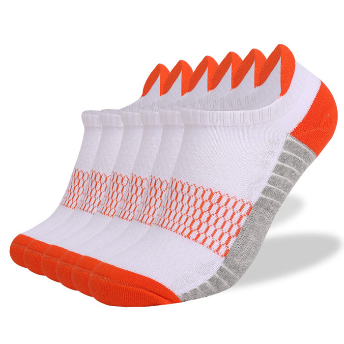 Wholesale towel bottom thickened non-slip combed cotton socks sweat-absorbing breathable sports JDC-SK-LZL060