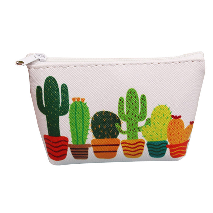 Jewelry WholesaleWholesale Cactus Storage PU Coin Purse Creative Cartoon Wallet JDC-WT-Donglej018 Wallet 东津 %variant_option1% %variant_option2% %variant_option3%  Factory Price JoyasDeChina Joyas De China