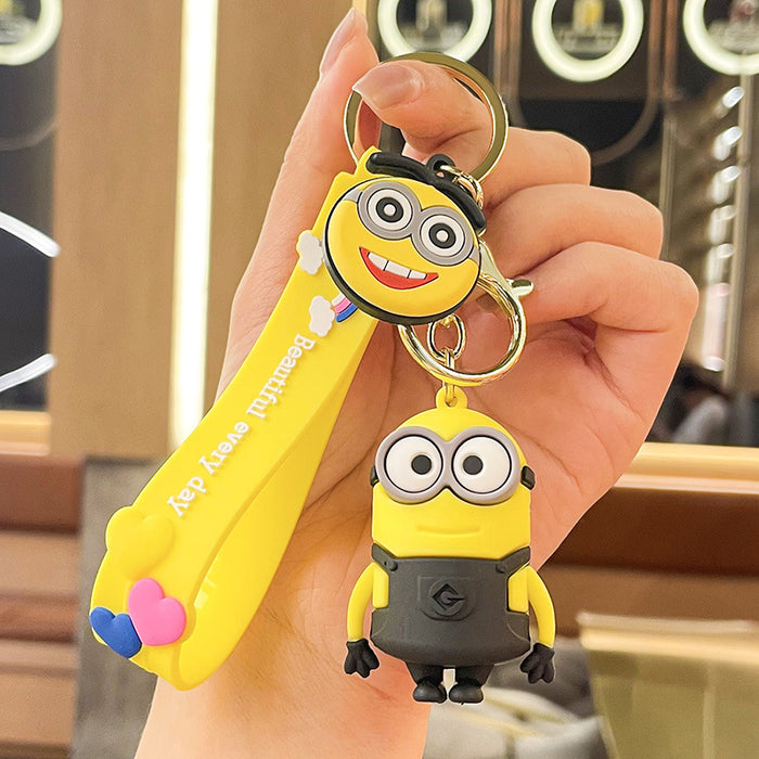 Wholesale Cartoon Silicone Doll Keychain JDC-KC-BXin004