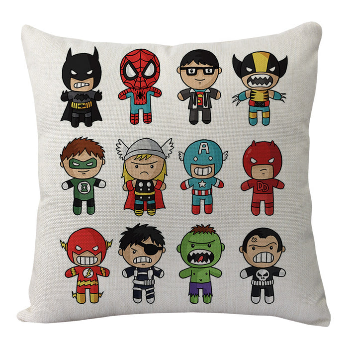 Wholesale Linen Cartoon Printed Pillowcase (M) JDC-PW-Jinzang008