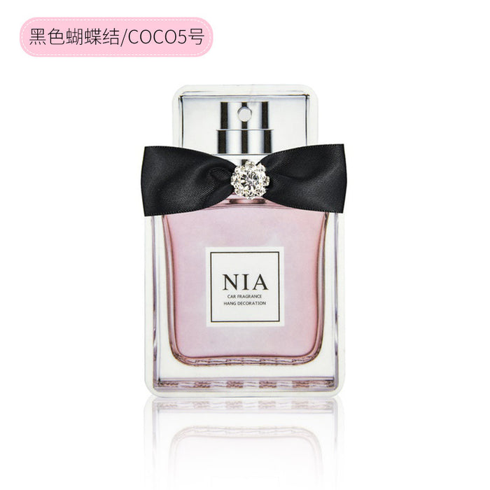 Wholesale Perfume Fragrance Pieces Non Woven Car Ornament JDC-PF-JiYun001