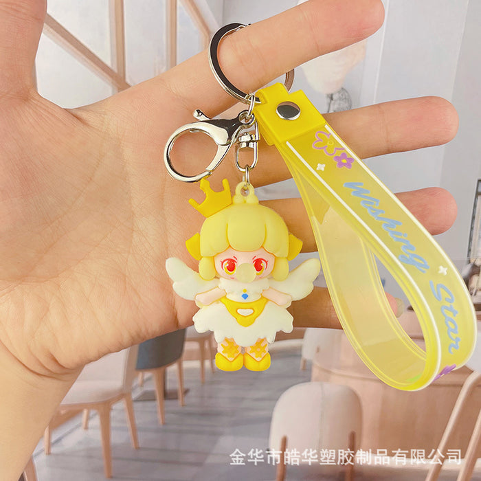 Wholesale Cartoon Soft Glue Elf Doll Keychain (M) JDC-KC-HaoHua002