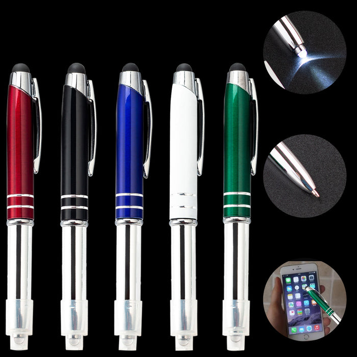 Jewelry WholesaleWholesale Metal Touch Ballpoint Pen LED Light Multifunctional Pen JDC-BP-Huah029 Ballpoint Pen 华豪 %variant_option1% %variant_option2% %variant_option3%  Factory Price JoyasDeChina Joyas De China