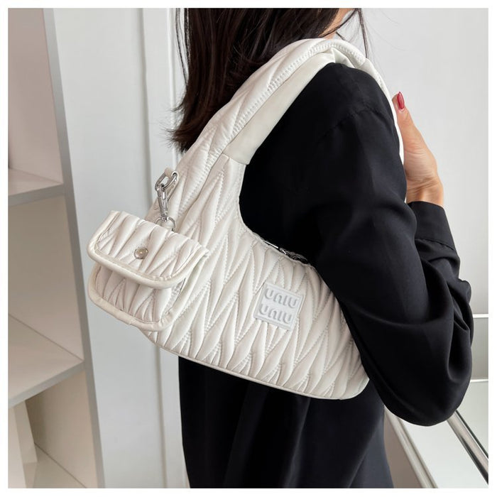 Wholesale Shoulder Bag PU Sewing Zipper Diagonal Span JDC-SD-Zhengn001