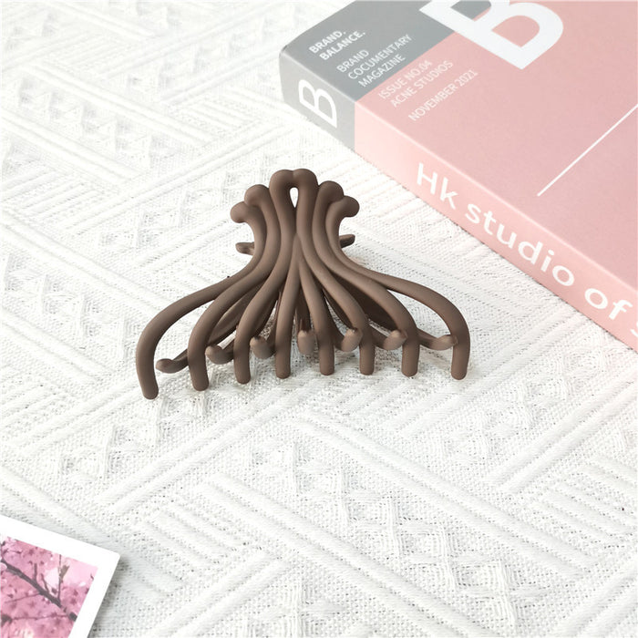 Wholesale scrub clip octopus hair clip chrysanthemum shark clip back head color MOQ≥2 JDC-HC-KEZ001