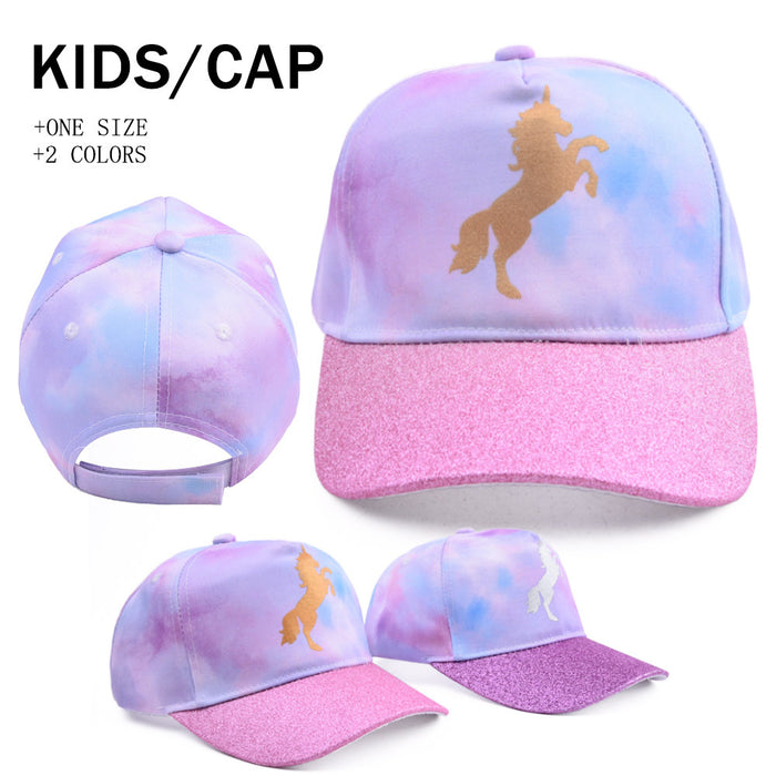 Jewelry WholesaleWholesale Kids Cartoon Baseball Cap Tie Dye Sports Sunshade Cap MOQ≥2 JDC-FH-WenR010 Fashionhat 温然 %variant_option1% %variant_option2% %variant_option3%  Factory Price JoyasDeChina Joyas De China