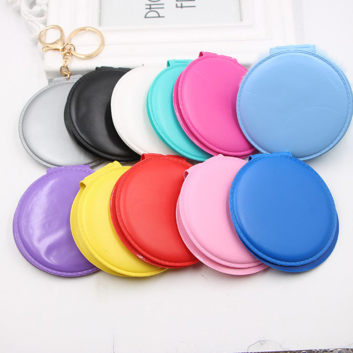 Jewelry WholesaleWholesale 10 colors double sided small mirror keychain JDC-KC-Zuge054 Keychains 祖格 %variant_option1% %variant_option2% %variant_option3%  Factory Price JoyasDeChina Joyas De China