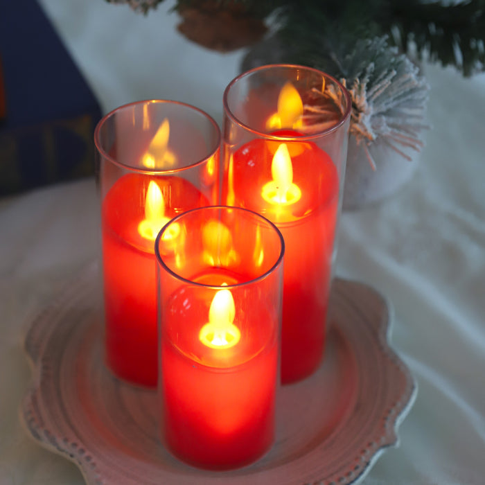 Wholesale Decorations LED Simulation Glass Cup Candle Light JDC-DCN-YouSheng001