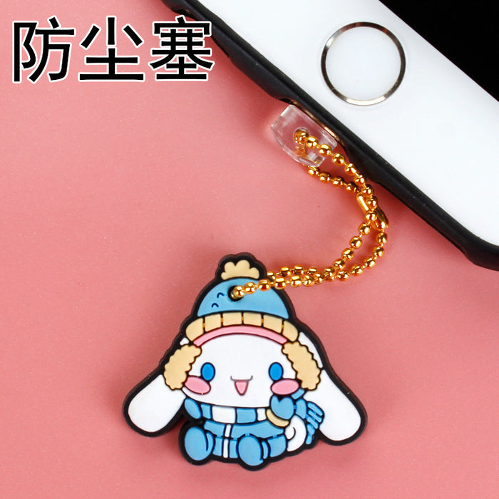 Wholesale Mobile Phone Dust Plug PVC Cute Cartoon Pendant MOQ≥3 (S) JDC-PC-ZhongJ001