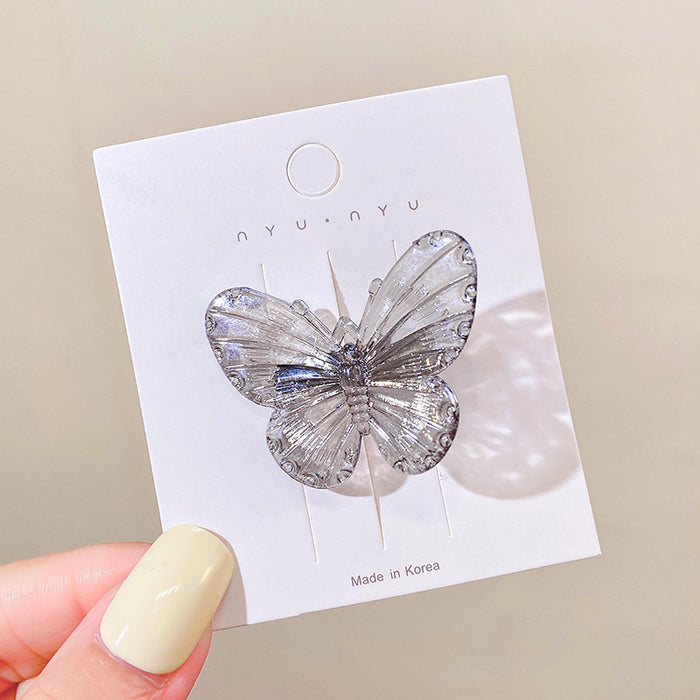 Jewelry WholesaleWholesale transparent black butterfly hairpin JDC-HC-i390 Hair Clips 溪南 %variant_option1% %variant_option2% %variant_option3%  Factory Price JoyasDeChina Joyas De China