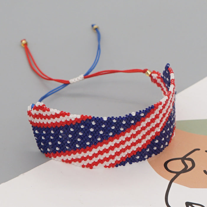 Jewelry WholesaleWholesale Independence Day American Flag Hand Jewelry JDC-BT-GBH094 Bracelet 怪我咯 %variant_option1% %variant_option2% %variant_option3%  Factory Price JoyasDeChina Joyas De China