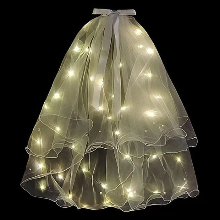 Wholesale Veil Fabric LED Lighted MOQ≥3 JDC-FT-SHCA002