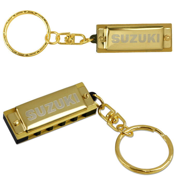 Wholesale Mini Keychain Small Mouth Gold Children's Harmonica JDC-KC-YNa001