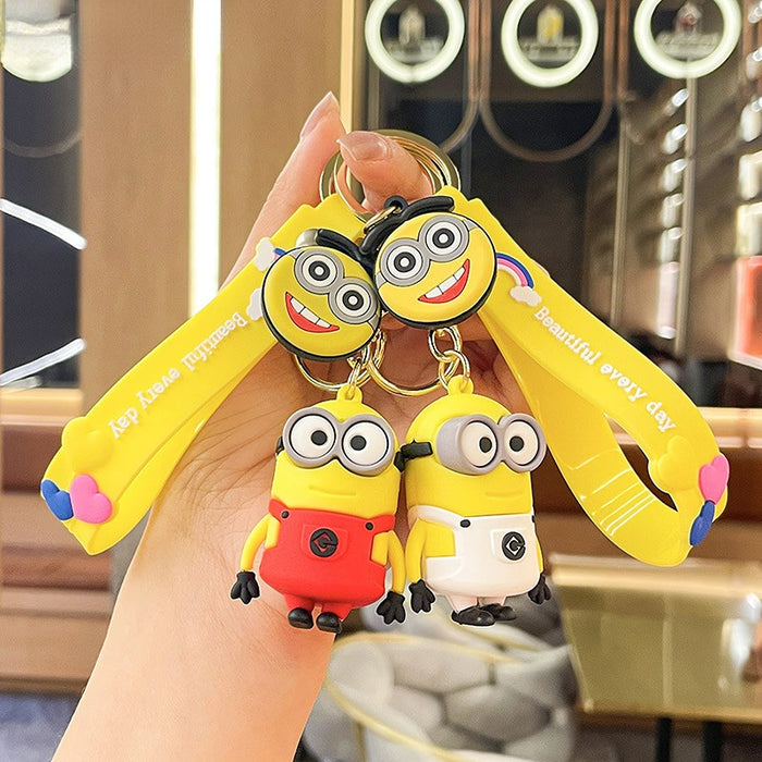 Wholesale Cartoon Silicone Doll Keychain JDC-KC-BXin004