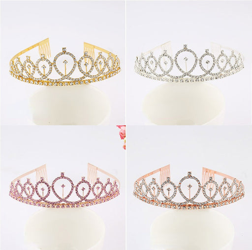 Jewelry WholesaleWholesale Birthday Crown Bridal Party Rhinestone Alloy Headband JDC-HD-YCh011 Headband 一诚 %variant_option1% %variant_option2% %variant_option3%  Factory Price JoyasDeChina Joyas De China