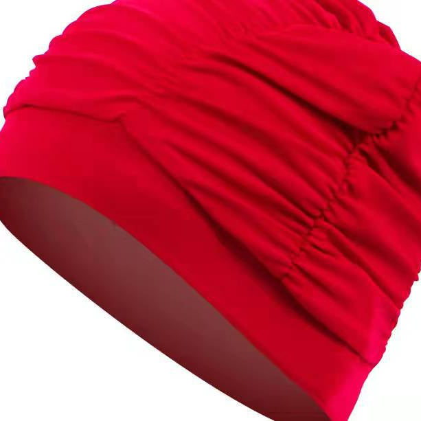 Wholesale Nylon Pleated Swim Cap MOQ≥10 JDC-SC-Junt001