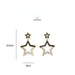 Jewelry WholesaleWholesale 925 Silver Needle Alloy Rhinestone Pentagram Earrings JDC-ES-Shuangdi003 Earrings 双笛 %variant_option1% %variant_option2% %variant_option3%  Factory Price JoyasDeChina Joyas De China