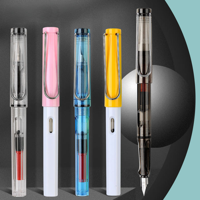 Wholesale Plastic Transparent Fountain Pen JDC-PEN-Yongx003