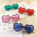 Jewelry WholesaleWholesale Heart Rhinestone Acrylic Ladies Sunglasses MOQ≥2 JDC-SG-GuiM011 Sunglasses 闺淼 %variant_option1% %variant_option2% %variant_option3%  Factory Price JoyasDeChina Joyas De China