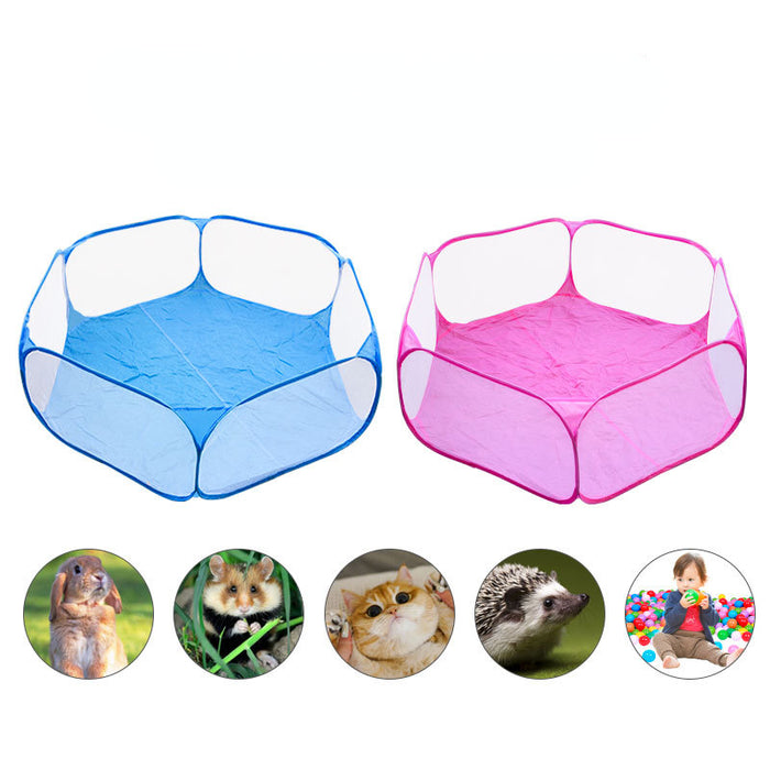 Wholesale Small Animal Outdoor Pens Hutches Polyester Cloth Pet Fence JDC-PD-AiLi001