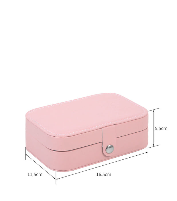 Wholesale Storage Double Layer Jewelry Box Portable Jewelry Storage Box JDC-SB-ChenD001