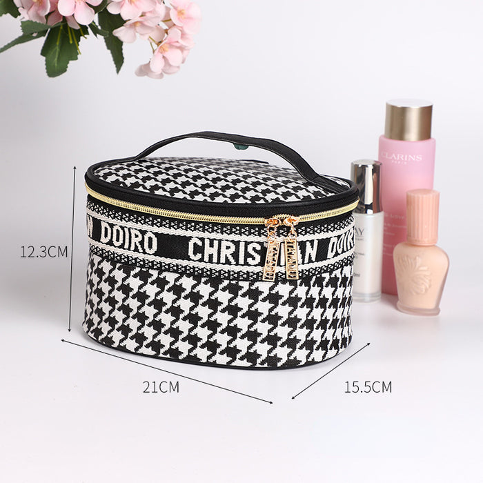 Wholesale storage bag pu large capacity portable cosmetic bag MOQ≥3 JDC-SB-Xiha002