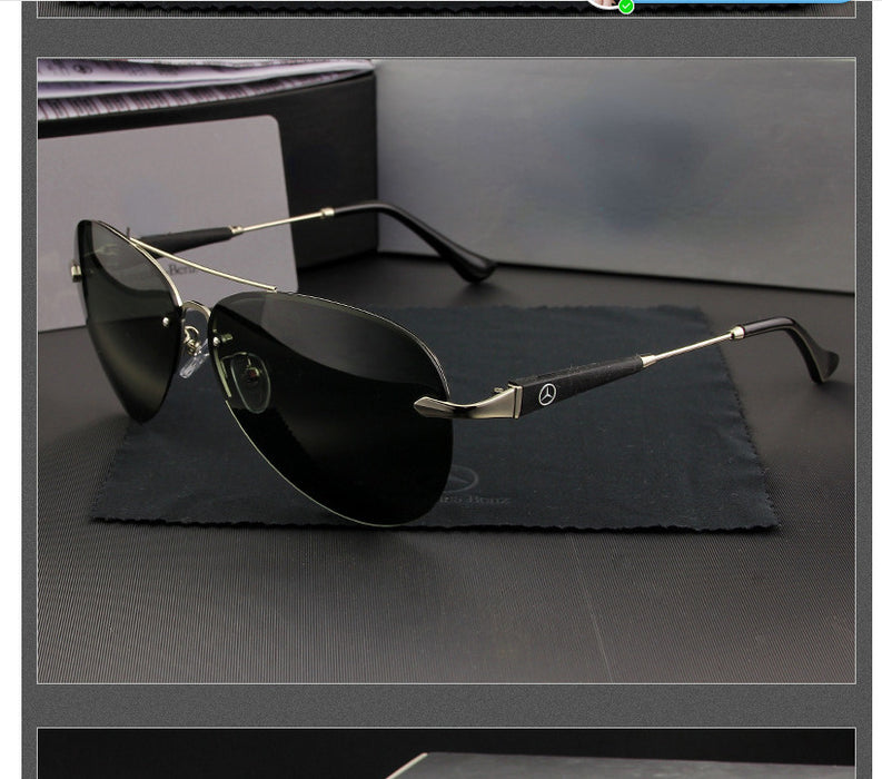 Wholesale Men's Sunglasses Polarized Rimless Driving Glasses without box JDC-SG-MenF007