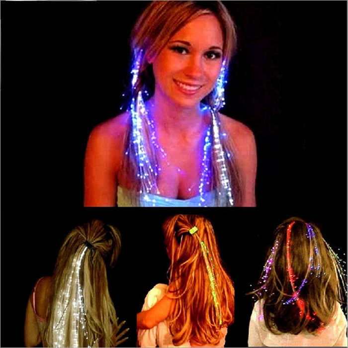 Wholesale LED Colorful Glowing Braid Fiber Braid Bars MOQ≥2 JDC-FT-QiaQ002