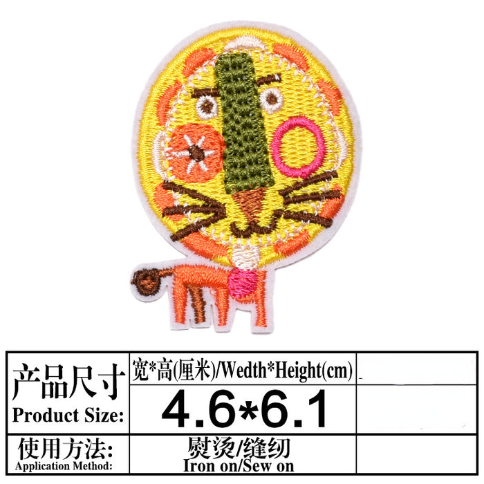 Wholesale Embroidered Cloth Stickers Cartoon (M) JDC-EBY-Lide003