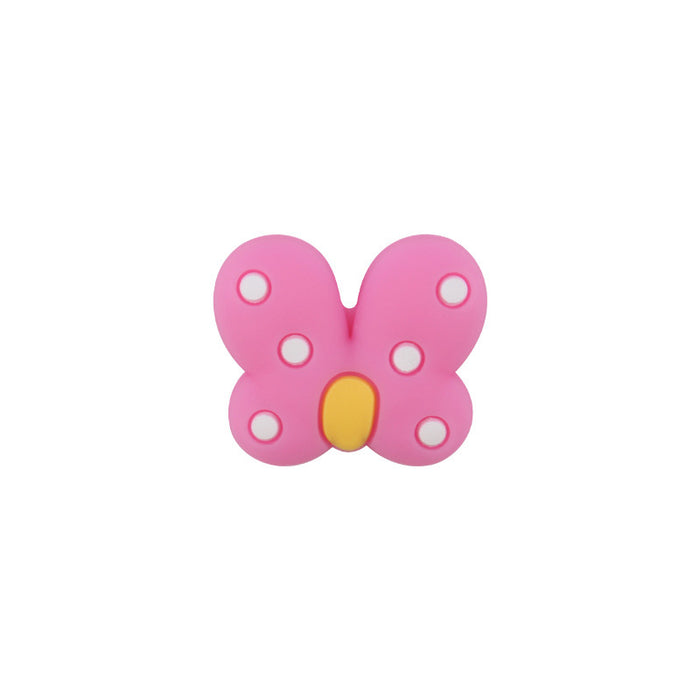 Wholesale 28MM Cartoon Silicone Butterfly Beads JDC-BDS-Baoqin012