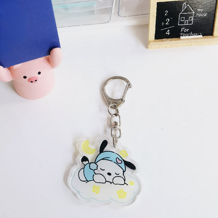 Wholesale Keychain Acrylic Cute Cartoon Pendant MOQ≥2 (S) JDC-KC-ChuangYin010