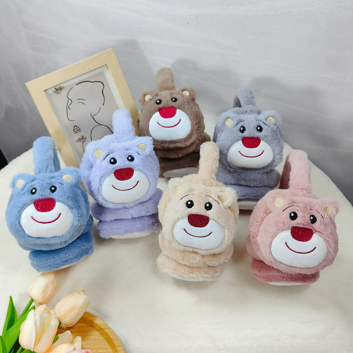 Wholesale Earmuff Plush Warm Winter Thick Cute Cartoon (M) MOQ≥3 JDC-EF-AiMan002