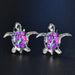 Jewelry WholesaleWholesale Imitation Opal Turtle Alloy Earrings JDC-ES-Miaoq001 Earrings 妙奇 %variant_option1% %variant_option2% %variant_option3%  Factory Price JoyasDeChina Joyas De China