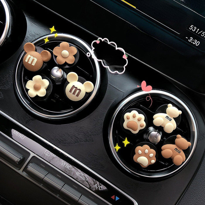 Wholesale Car Air Conditioner Outlet Aromatherapy Resin Cute Bear MOQ≥2 JDC-CA-Hyy001