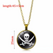 Jewelry WholesaleWholesale Alloy Glass Piece Skull Time Gemstone Necklace JDC-NE-Hengx005 Necklaces 横湘 %variant_option1% %variant_option2% %variant_option3%  Factory Price JoyasDeChina Joyas De China