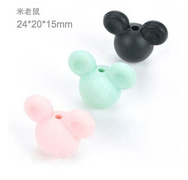 Wholesale 100PCS Bubblegum Beads Animal Fruit Silicone DIY Bead Ballpoint Pen JDC-DIY-ZhiS006