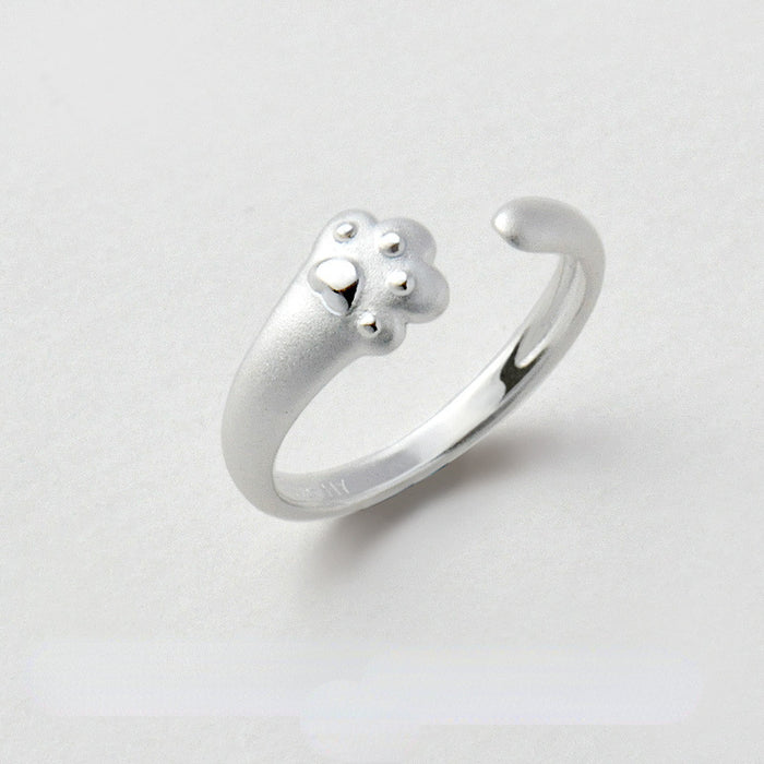 Wholesale Rings S925 Sterling Silver Cat Claw Adjustable JDC-RS-Congz002