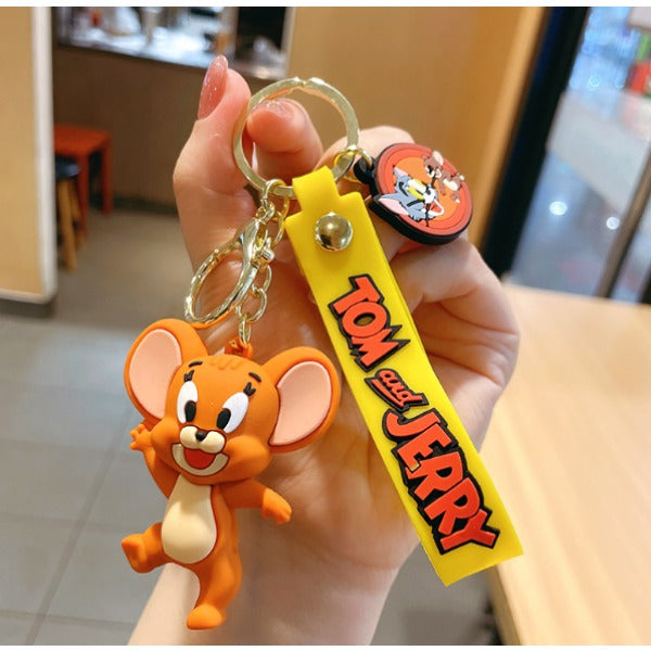 Wholesale Silicone Cute Cartoon Keychain JDC-KC-Chaow005