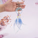 Jewelry WholesaleWholesale Crystal Stone Tree of Life Feather Dreamcatcher Keychain MOQ≥2 JDC-KC-MGu003 Keychains 梦罟 %variant_option1% %variant_option2% %variant_option3%  Factory Price JoyasDeChina Joyas De China