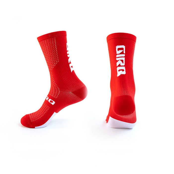 Wholesale mountain bike mid tube riding socks quick dry wear MOQ≥2 JDC-SK-HuaL002