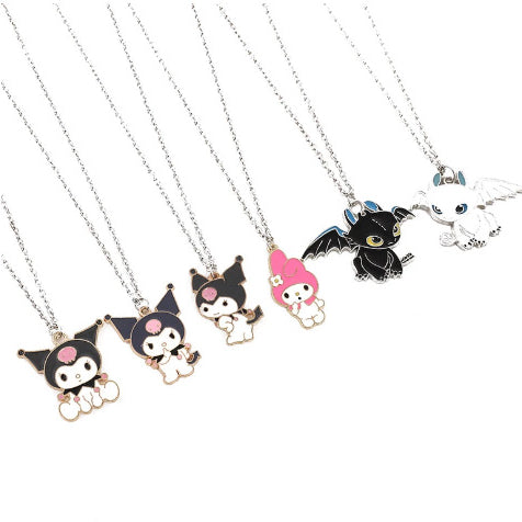 Jewelry WholesaleWholesale Cartoon Alloy Drip Oil Necklace MOQ≥3 JDC-NE-HaoH003 Necklaces 豪瀚 %variant_option1% %variant_option2% %variant_option3%  Factory Price JoyasDeChina Joyas De China