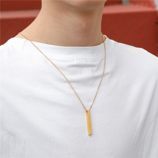 Jewelry WholesaleWholesale Titanium Steel Hip Hop Long Necklace JDC-NE-ZhuJ001 necklaces 诛积 %variant_option1% %variant_option2% %variant_option3%  Factory Price JoyasDeChina Joyas De China